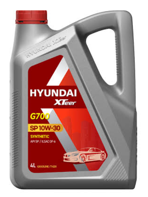Envase de aceite HYUNDAI HYUNDAI ACEITE G700 10W30 SEMI SINTETICO - GL 4LT grado 10W30 - Lubricentro Piloto